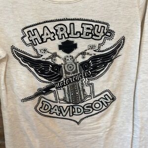 Harley Davidson Women Long Sleeve Top Size Large